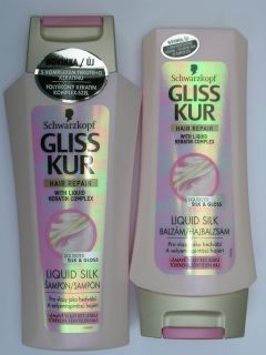 Repair Liquid Silk Shampoo Conditioner Keratin Schwarzkopf New