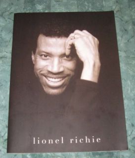 Lionel Richie 1998 Time World Tour Programme Brochure