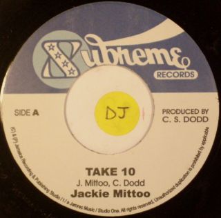 45 Reggae Jackie Mittoo Take 10 Supreme Records Listen