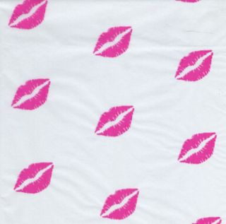 Pink Lips Tissue Wrapping Paper 120 Large Sheets