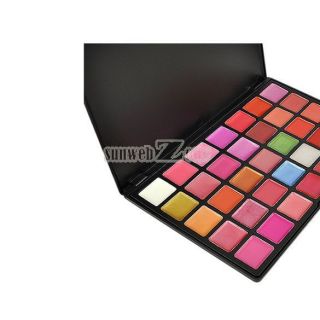 Pro 35 Colors Lip Gloss Lipsticks Makeup Cosmetic Palette Hot