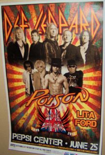 DEF LEPPARD POISON LITA FORD in Concert ROCK Of AGES Tour Denver Co 6