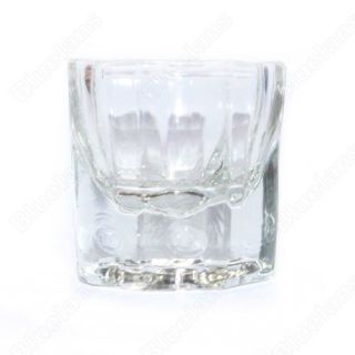 Glass Cup Dappen Dish for Arcylic Nail Art Liquid Powder