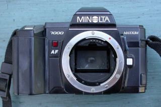 Minolta Maxxum 7000 35mm AF SLR Film Camera Body Excellent Guaranteed