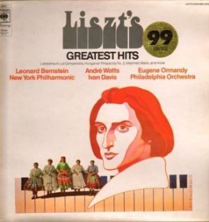 Liszts Greatest Hits 12 Vinyl Album CBS 30017
