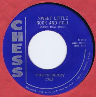 Chuck Berry 45 Sweet Little Rock and Roll 1958 R B Rocker VG USA 1st