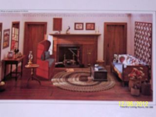 New Am Country Country Living Room Kit Minature Wood Furniture