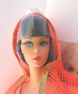 1960s New Dramatic Living Barbie With Box, Booklet, Stand, Tag. MIB