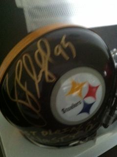 Greg Lloyd Pittsburgh Steelers Autographed Mini Helmet