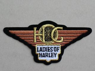 Ladies of Harley Davidson Loh Hog Member Vest Jacket Patch Small New