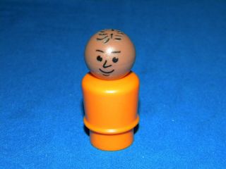 Vintage Fisher Price Little People Black Brown Dad 932 Ferry Boat AA
