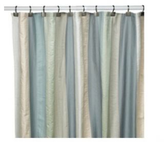 Bath Beyond x Long Spa Pastel Stripe 72 x 96 in Shower Curtain