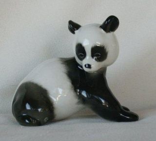 Lomonosov Porcelain Panda Baby USSR Mark