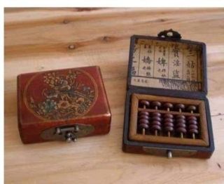 Well RARE Rosewood Abacus with Exquisite Box Collection