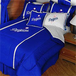 MLB Los Angeles Dodgers Queen Comforter Pillowcases Set