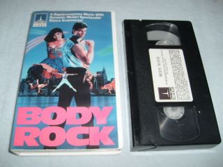 Body Rock VHS 1984 Lorenzo Lamas Vicki Frederick