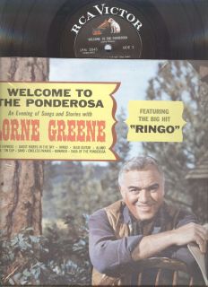 Lorne Greene Welcome to The Ponderosa LP Orig Mono Shrink Near Mint DG
