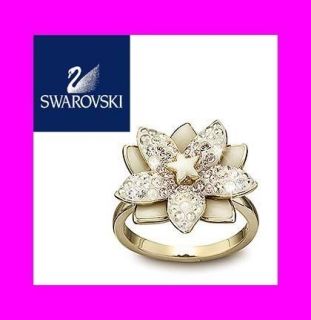 Swarovski Louella Flower Ring Sz 58 8 L 1039046 New
