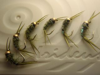 Irideus Feather River Bead Head Olive Everything Fly Fishing Flies