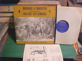 1962 New Lost City Ramblers LP Moonshine Prohibition