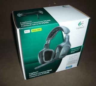Logitech Wireless Headset F540 with Stereo Game Audio for Xbox 360 and