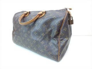 Authentic Used Louis Vuitton Handbag SPEEDY35 Monogram ID 15