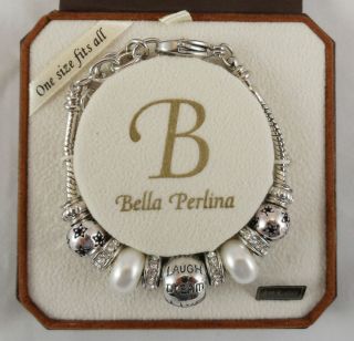 Bella Perlina Dream Live Love Design Bracelet NIB Sugested Retail $95