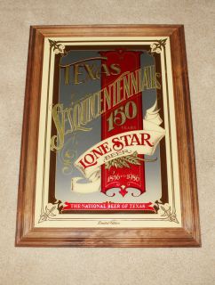 Lone Star Beer 150th Anniversary Mirror