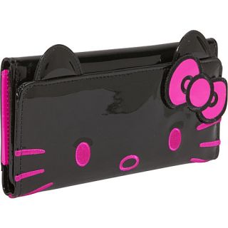 Loungefly Hello Kitty Black Patent Face Wallet