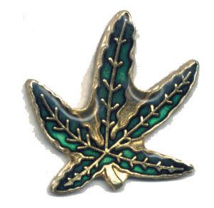 New Quality Rebel Marijuana Leaf Lapel Hat Pin Pot Tie Tack Hippie