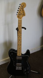 Telecaster Deluxe 06 07 Black Made in Mexico Look 