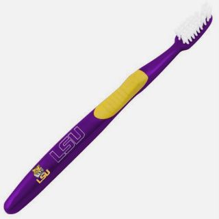 LSU Tigers Toothbrush Team Logo NCAA
