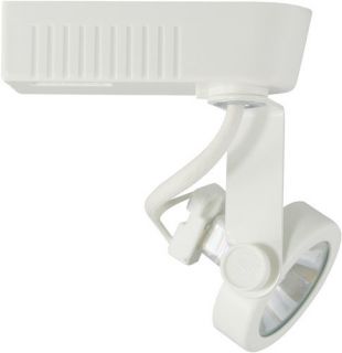 White Gimbal Low Voltage Track Light Fixture Lighting