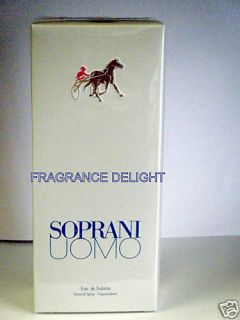 Soprani Uomo by Luciano Soprani EDT 3 3 oz New in Box