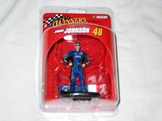 NASCAR 3 Driver Figurine Jimmie Johnson No 48 Sponsored by Lowes 2008