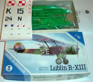 Sklejania Lublin R VIII Model Airplane 1 48 Kit
