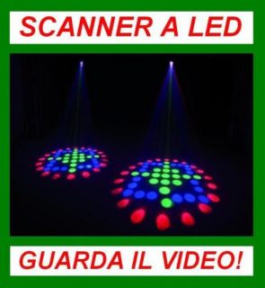 Scanner DMX A LED RGB Effetto Luce Par LED Eurolite PD2