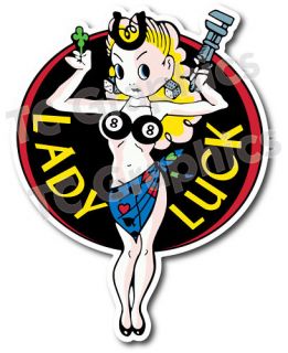 Lady Luck Sticker Nostalgiar Decal