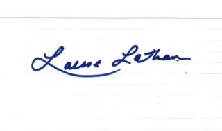 Louise Latham Actress 1950s Marnie Gunsmoke x Files Autograph