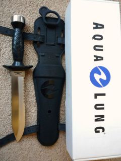 NEW~Aqua Lung US Diver Vintage 6 Diving Knife~PAT. 214031 with Leg