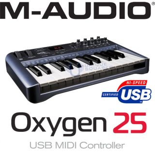 Audio Oxygen 25 Key USB MIDI Controller 3rd Gen V3