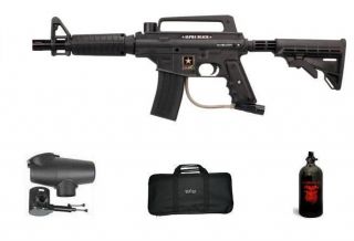 New Tippmann Alpha Black M16 Mod Paintball Gun Cyclone