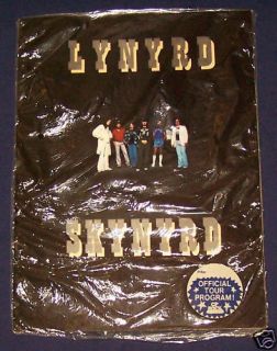 Lynyrd Skynyrd 1977 Street Survivors Tour Book Program SEALED Mint