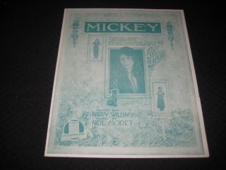 Mickey 1918 Mickey Mabel Normand Harry Williams Neil Moret Green