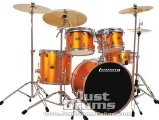 Ludwig Element 5pc Pop Drum Set Hardware Included Free Shipping
