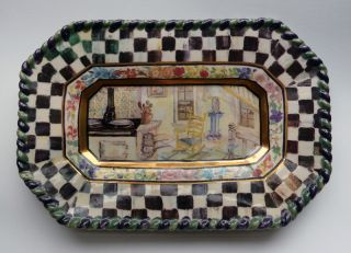 1990 MacLachlan Mackenzie Childs Platter Dish Tray Plate