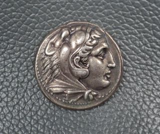 Greek Silver AR Tetradrachm   Macedon, Kings, Alex III Circa 336 323