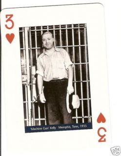 Machine Gun Kelly Mobsters Playing Card
