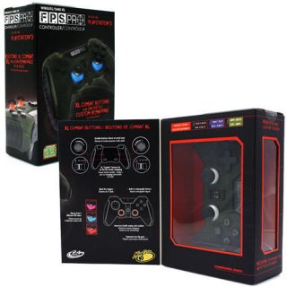 PS3 Wireless Controller FPS Pro Gamepad Madcatz New SWAT Blue