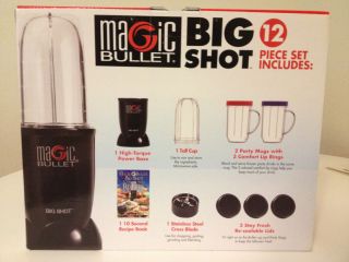Magic Bullet Big Shot Blender 12 Piece SEALED in Box